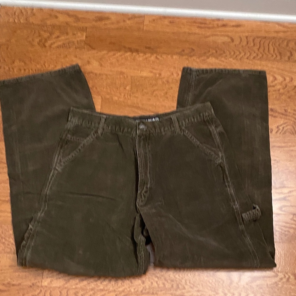 Bullhead Dark Olive Corduroy Men's Pants